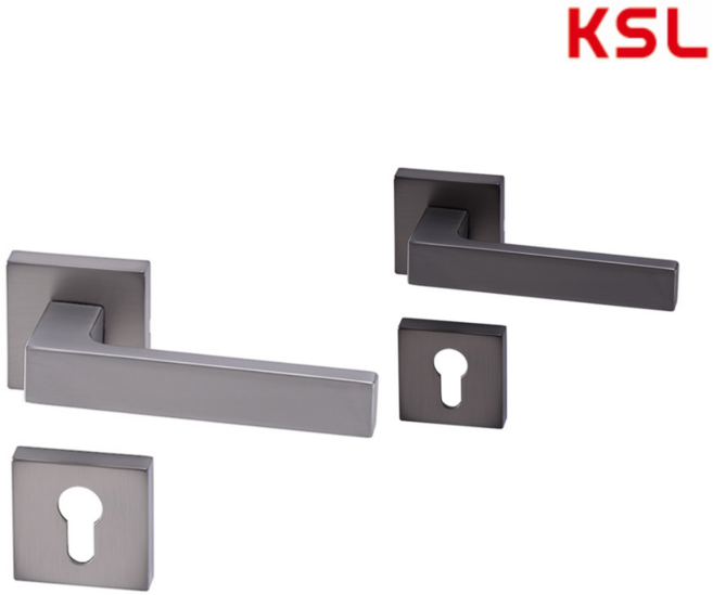 세한 분리형 모티스레바 KSL-4093 사각 심플형태 모티스락 고급 손잡이 목문 중문, BSM, 백셋 45mm x 디스탠스 72mm, 1개