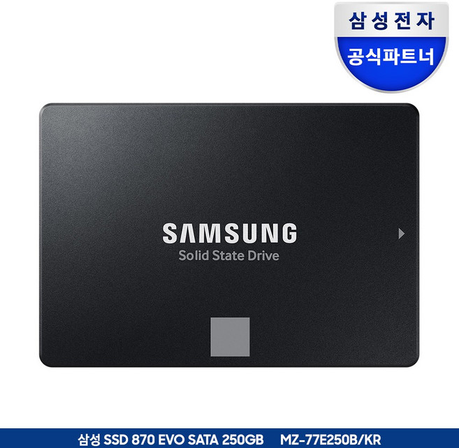 삼성전자 870 EVO SSD, MZ-77E250B/KR, 250GB