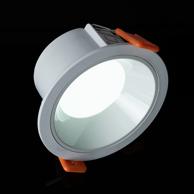 포유 LED 매입등 8CM 75MM 디밍 7W 밝기 조절 움푹 매립등 다운라이트, 전구색(노란빛)