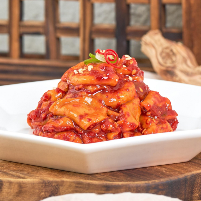[100%국내산]최고급 멍게젓갈 멍게 비빔밥 비교불가 멍게젓, 2개, 500g