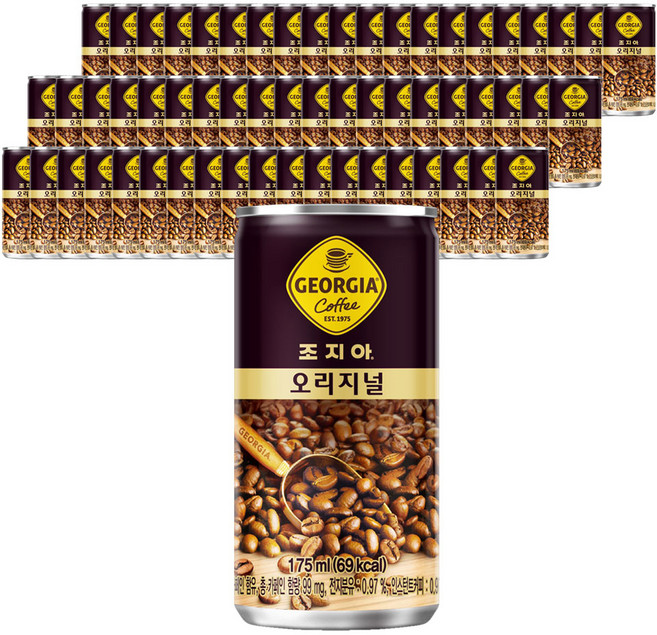 조지아 오리지날 커피, 175ml, 60개