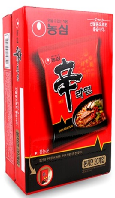 신라면 선물용 박스 20입, 20개