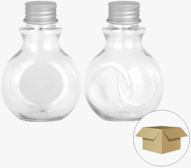 투명 페트병 DTB60 60ml 알루미늄C캡 실버 단마개 1박스 도매 600개 볼 공병 용기