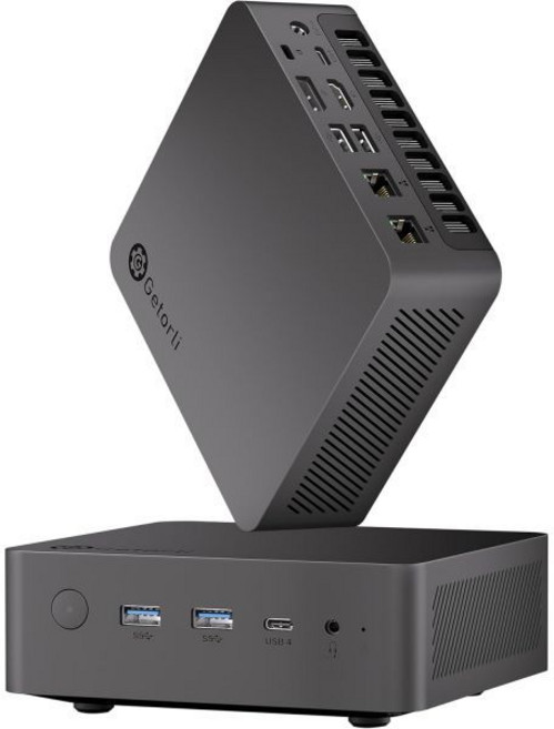 게톨리 미니 PC 듀얼 LAN AMD 라이젠 7 8745HS 최대 4.9 GHz 컴퓨터 32GB DDR5 RAM 1TB SSD 데스크톱 4K 120Hz 디스플레이/HDMI/타입, Ryzen 7 8745HS(32GB+1TB)
