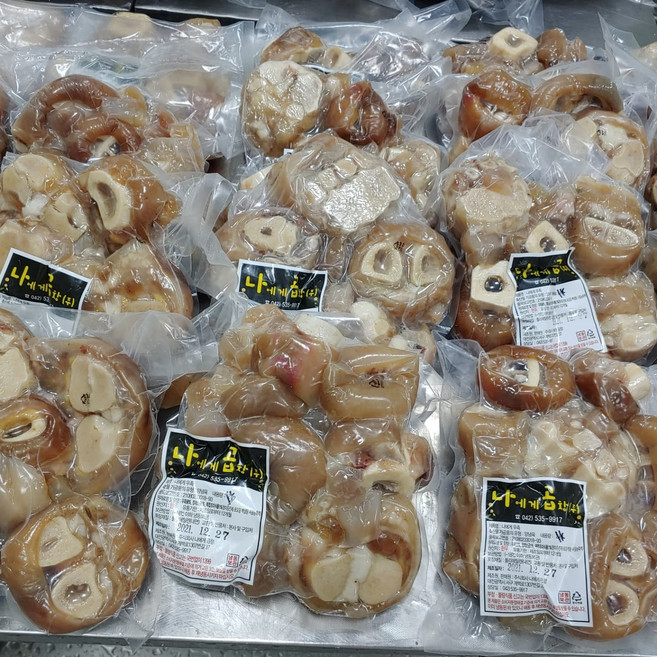 한우 삶은 우족1k 슬라이스+ (한우곰탕600g 1팩 증정), 3k, 3kg