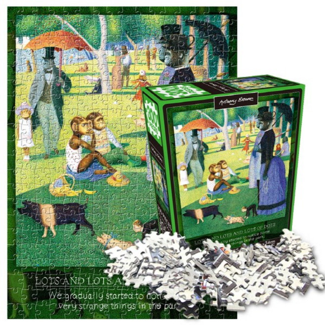 앤서니브라운 직소 퍼즐 300조각 그림책 일러스트, 1개, 그랑즈트섬의 윌리, 300피스