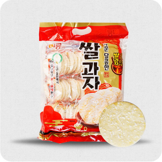 미룡 달콤한 쌀과자 인기간식 쌀과자, 275g, 4개