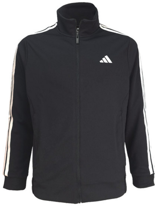 아디다스 여성 긴팔집업 3S 루즈 핏 더블니트 트랙탑 저지