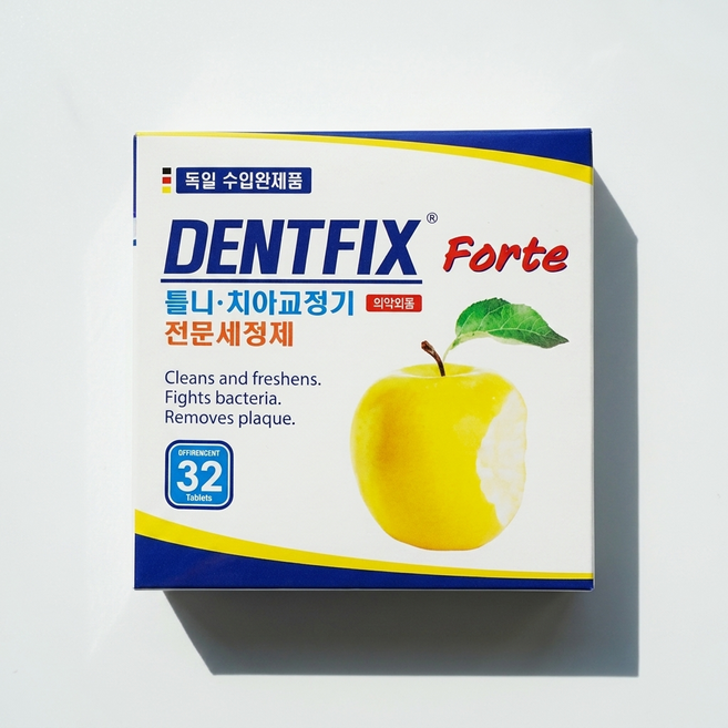 덴트픽스 포르테 틀니세정제, 32개입, 1개