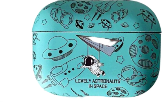 디프른티 에어팟1/2/3/4세대 프로/프로2 TPU 케이스, 에어팟 프로2, 18.민트 우주인, 에어팟 프로2 민트 우주인