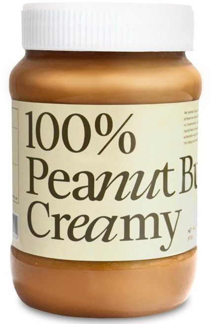 윌리스 100% 땅콩버터 크리미, 1개, 510g