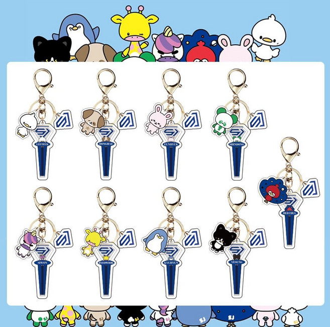 Super Junior 壓克力鑰匙扣, 1個, 【Suju一套9款】鑰匙扣