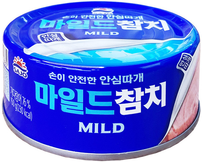 사조참치 마일드 참치, 150g, 3개