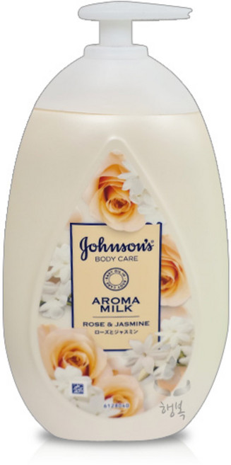 존슨즈 아로마 밀크 로즈&자스민, 500ml, 1개