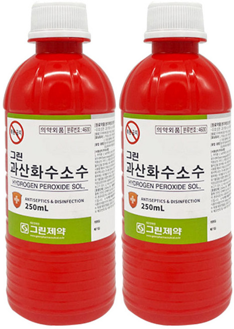 그린 과산화수소수 과산화수소 살균 소독제 250ml 2개
