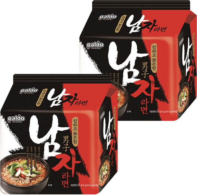 팔도 남자라면 115g, 매운라면 팔도 남자라면 115g 10