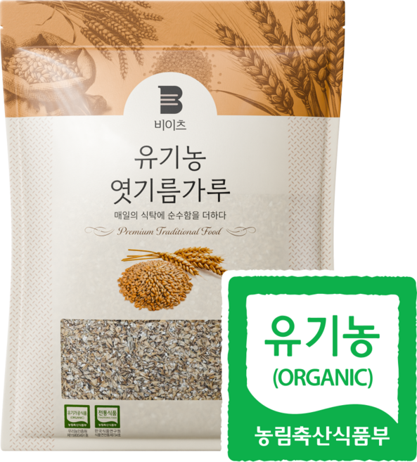 [유기농 100%] 비이츠 국내산 유기농 엿기름가루, 1개, 500g