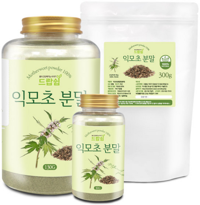 드랍쉽 익모초 분말(국산) 모음, 익모초 분말[국산] 30g[통], 300g, 1개