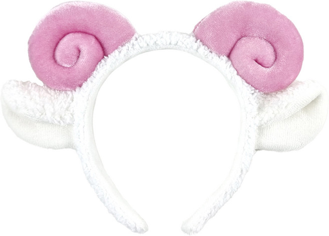 아이템팡 동물 머리띠 놀이동산 파티 운동회 생일 놀이공원, 양(분홍)