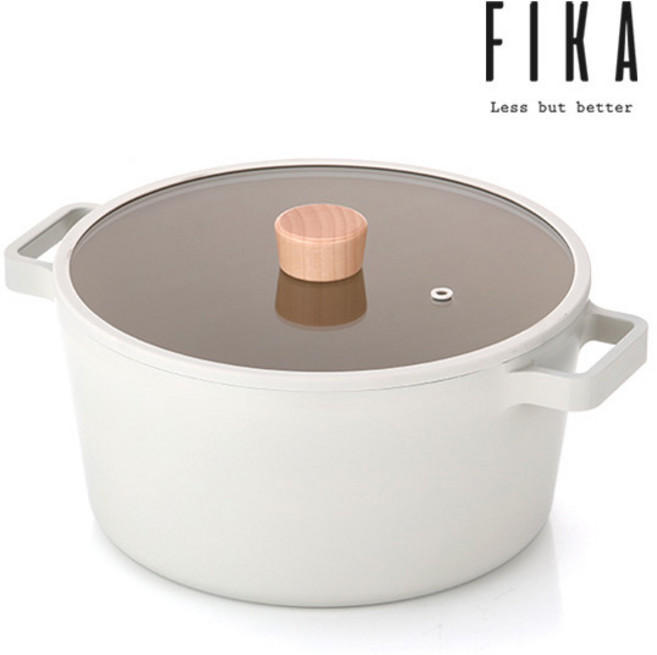 [네오플램] 피카 IH(인덕션) 대용량 양수냄비 26cm, 화이트, 1개