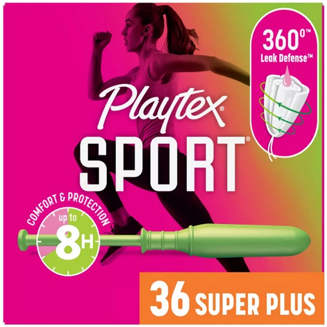 PLAYTEX SPORT 슈퍼플러스 36 탐폰, 1개 - 쿠팡