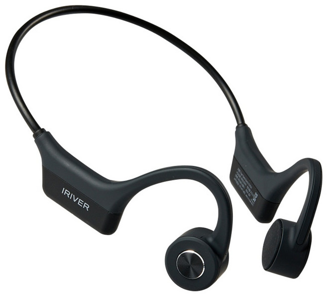 아이리버 초경량 블루투스 골전도 이어폰 ver5.3 IP65 방진방수 Eiger Opera Sports X3 RUN, 블랙