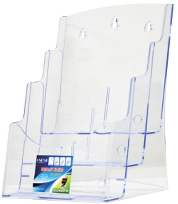 유니온플러스 A4 3단 꽂이 CR22803, 혼합색상, 1개