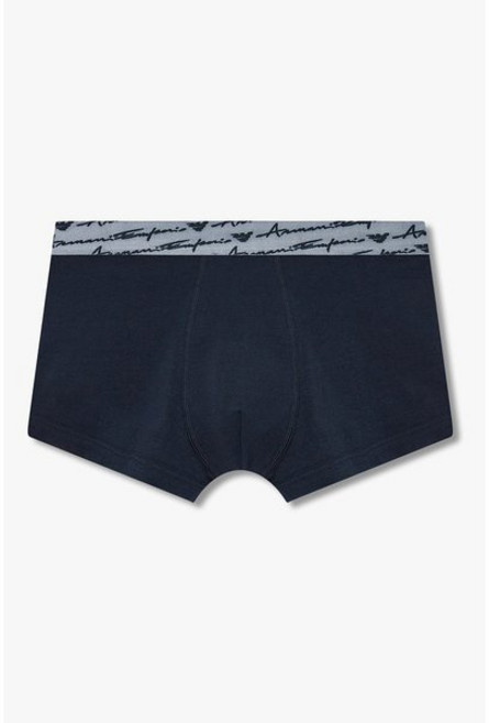 매장정품 EMPORIO ARMANI UNDERWEAR 엠포리오 아르마니 언더웨어 남성 커시브 로고 솔리드 밴딩 드로즈(0815312066) 1710214
