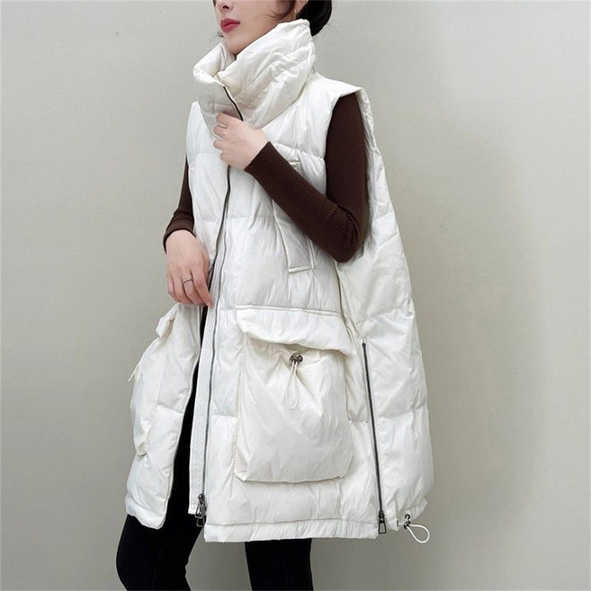 여성조끼 패딩조끼 겨울조끼 누빔 퀼팅 패딩점퍼 LCH25103039 50
