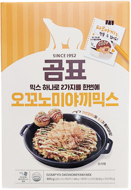 곰표 오꼬노미야끼 믹스, 1개, 465g