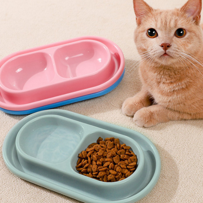 길고양이 밥그릇 물그릇 개미방지 개미퇴치 길냥이 강아지 고양이 사료 그릇, 블루 대 01367JJC, 1개
