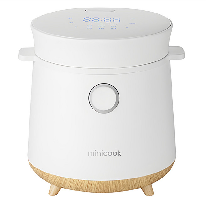 미니쿡 저당 전기보온밥솥 1~3인용, TKC-550, 퓨어 화이트