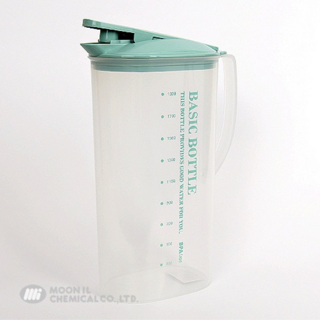 눈금냉장고물병 3L 플라스틱냉수병 원터치계량물통 주스병