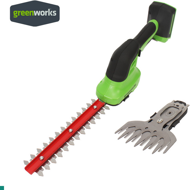 그린웍스 충전식전정기 충전 전정기 24v 전전기 헤지트리머 전정트리머, 1세트, 전정기만(배터리 충전기없음)