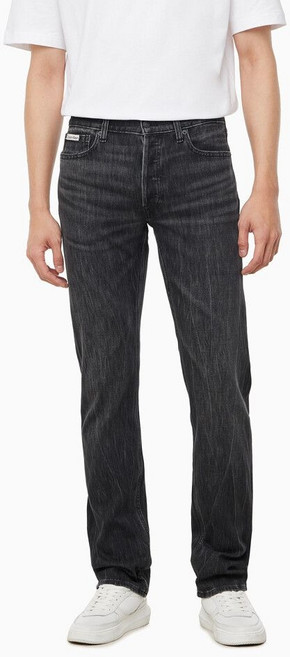 국내매장품 캘빈클라인 진 남성 슬림 스트레이트핏 블랙진 스트레치 청바지 4RB905G