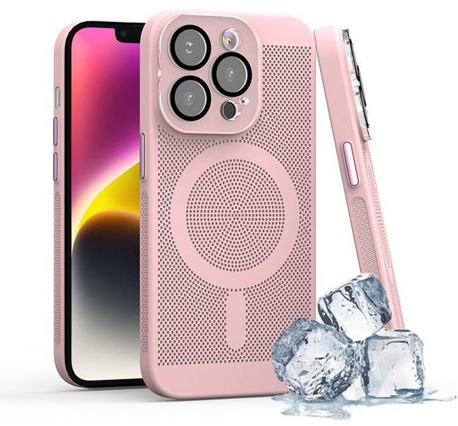 isee아이시 아이폰 에어 쿨링 카메라 보호 맥세이프 휴대폰 하드케이스