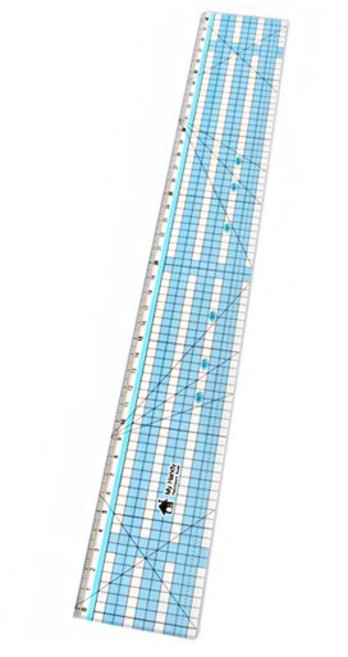 핸디로 칼라시접자 패치워크 시접자 퀼트시접자 퀼팅자 20cm, 1개