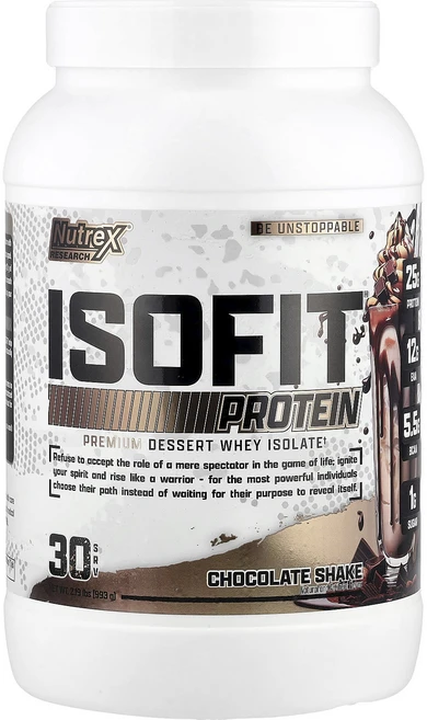 뉴트렉스리서치 Isofit 초콜릿 셰이크 993g, 5개 - 쿠팡
