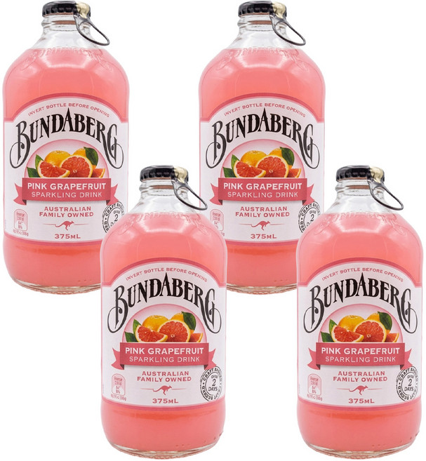 분다버그 핑크 그래이프 푸르트, 375ml, 8개