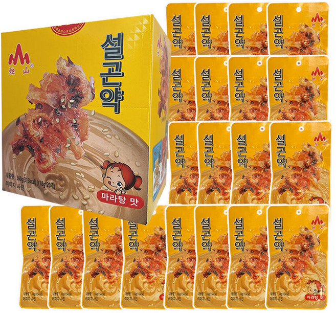 천천중국식품 마라탕맛 설곤약, 1개, 360g