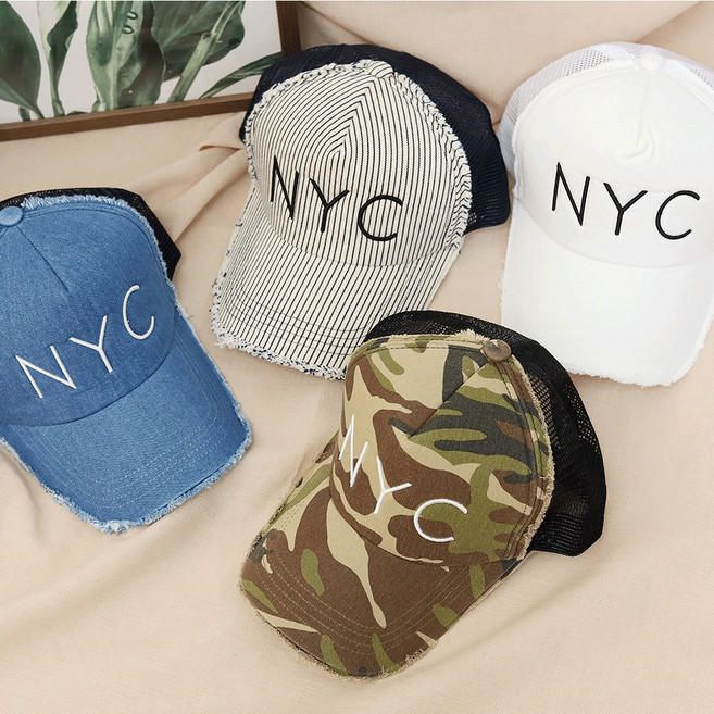 NYC 망사 메쉬캡 여름 볼캡 남녀공용