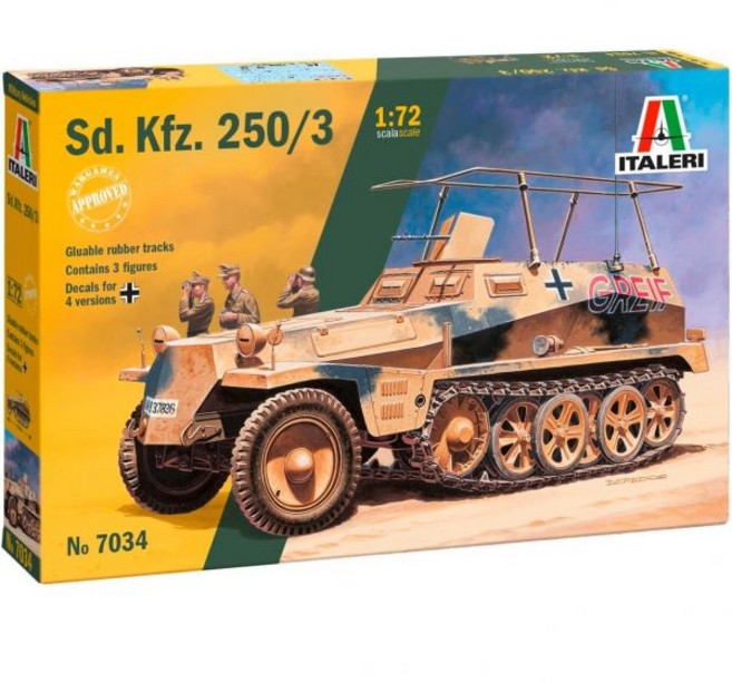 11461438 탱크 프라모델 장갑차 포병 밀리터리 이타레리 7034 1/72 Sd.Kfz250/3 그라이프, 11461438 탱크 프라모델 장갑차 포병 밀리터리 이