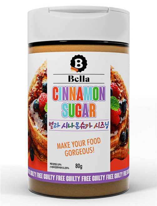 벨라 제로 시나몬슈가 시즈닝, 80g, 1개