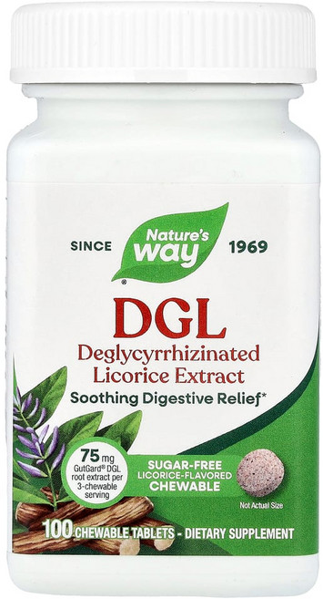 엔자마틱테라피 DGL 글리시리진 제거 감초 추출물 츄어블 100정, 1개