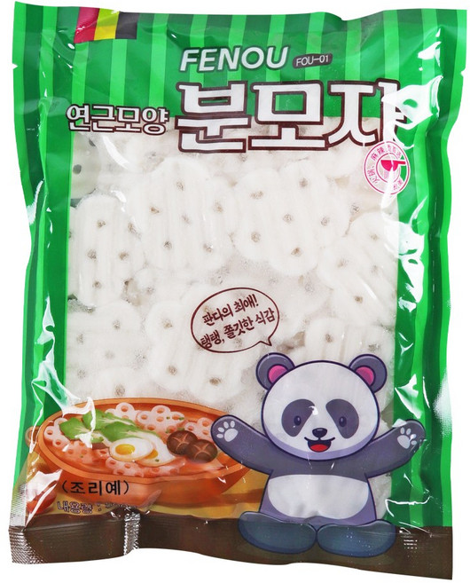 (농부사랑 콩마을)연근모양 분모자 꽃모양 마라탕 훠궈 사리, 500g, 1개
