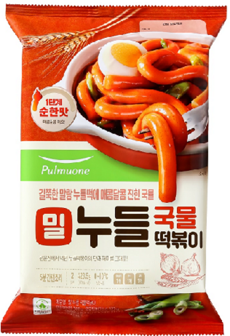 [풀무원] 밀떡 국물떡볶이(2인분), 2개, 423.5g