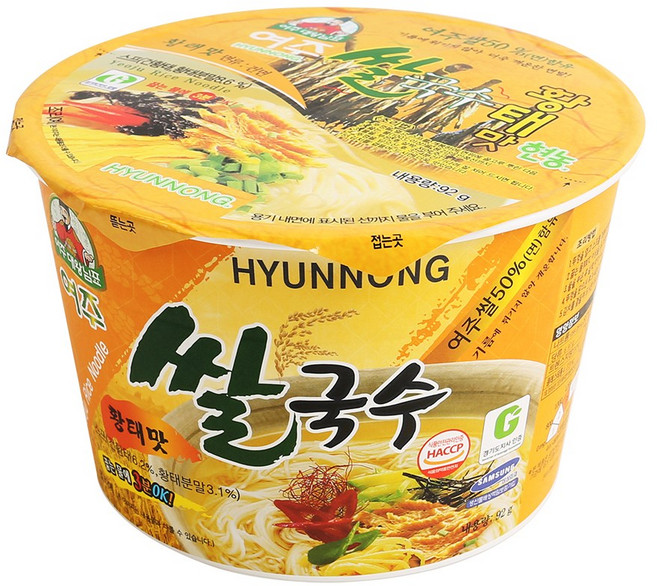 대왕님표 여주쌀국수 황태맛 12p, 92g, 12개