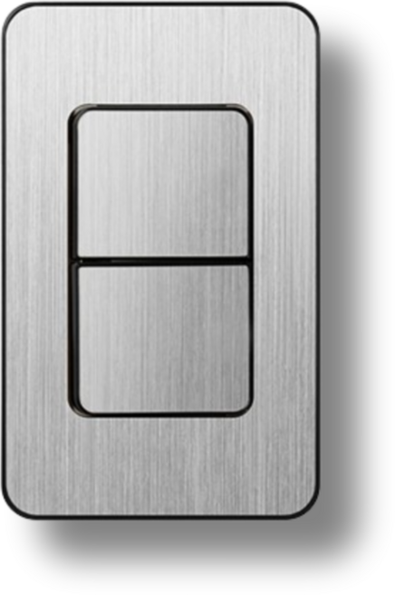 아크라이트 디아트 배선기구 18.[스위치]3로2구 실버헤어라인, 1개