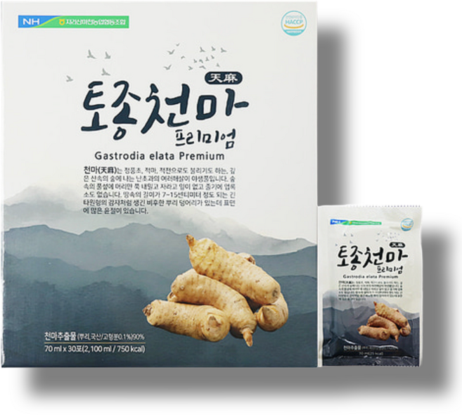HnF 농협정품 토종천마 프리미엄 국산 천마 고급선물용 식약처인증 HACCP, 1박스, 70ml