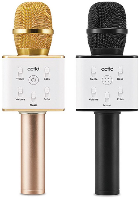 엑토 라이브 블루투스 마이크 겸용 스피커 MICS-03, MICS-03(골드)